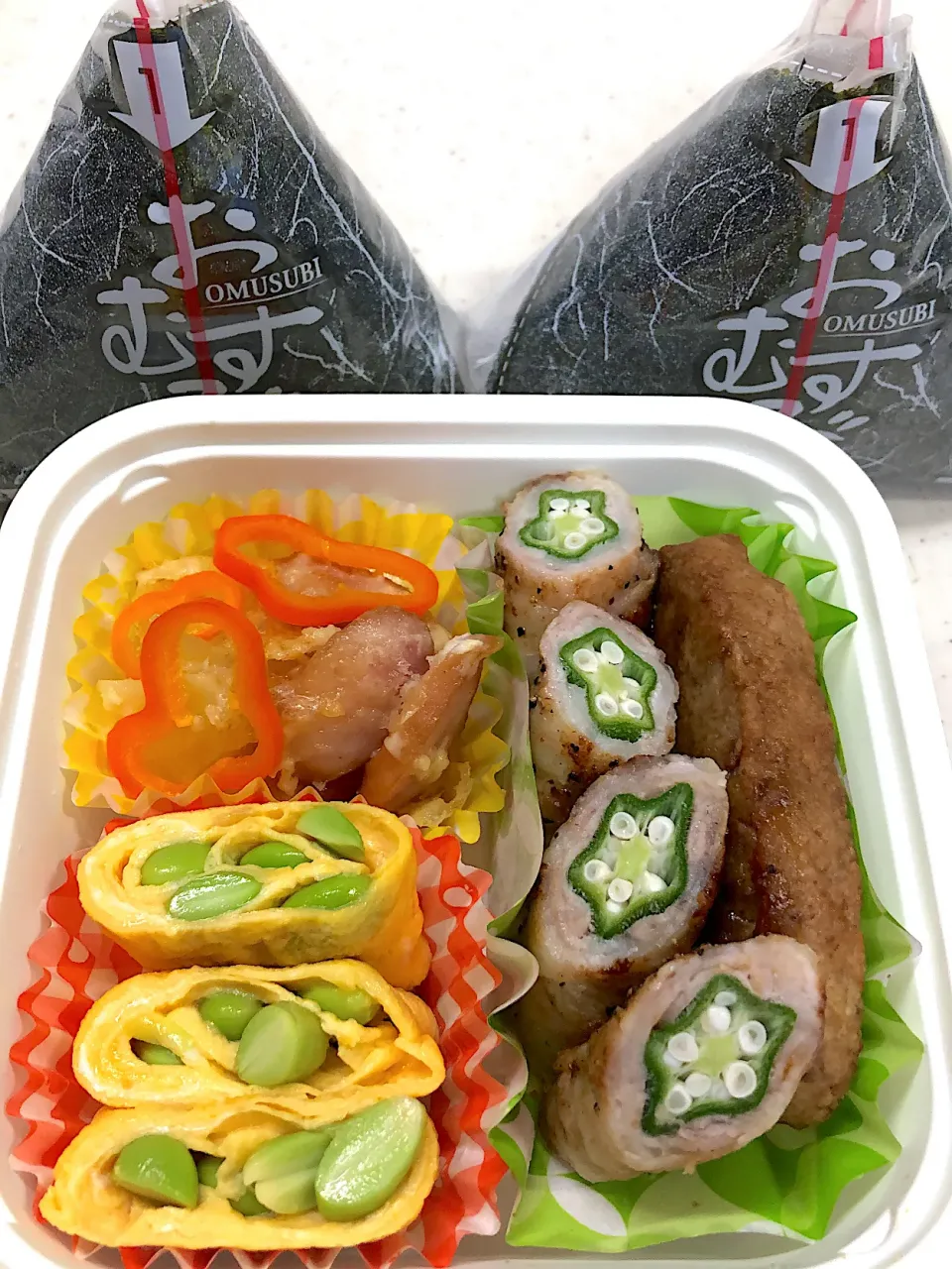 オクラ豚肉巻き弁当|teteさん