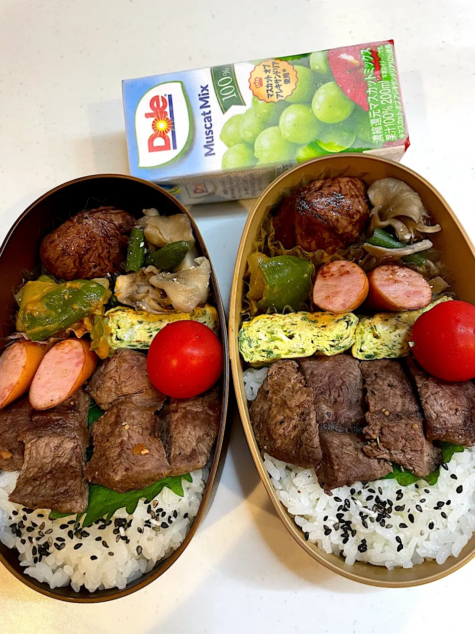 Snapdishの料理写真:2023.10.10 JKと私のお弁当|こむぎさん