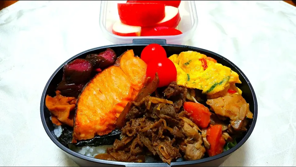 10/10のお弁当🍱
海苔弁当|卯月さん