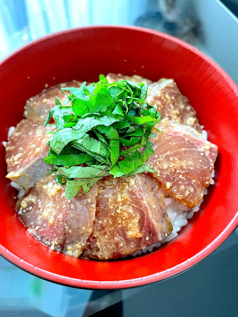 ☆イナダの胡麻漬け丼☆|himamamaさん