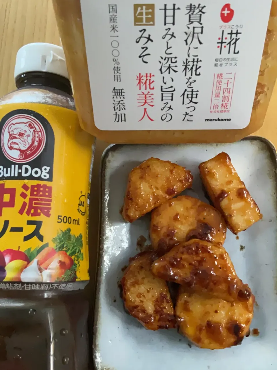 Snapdishの料理写真:長芋の万能味ソース炒め|タマ三郎さん