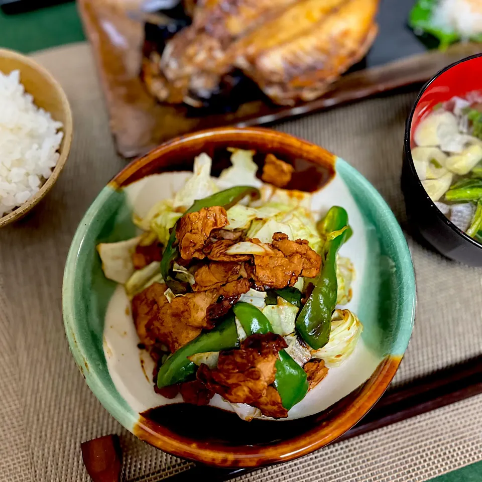 畑のお肉で回鍋肉。|マーブルさん