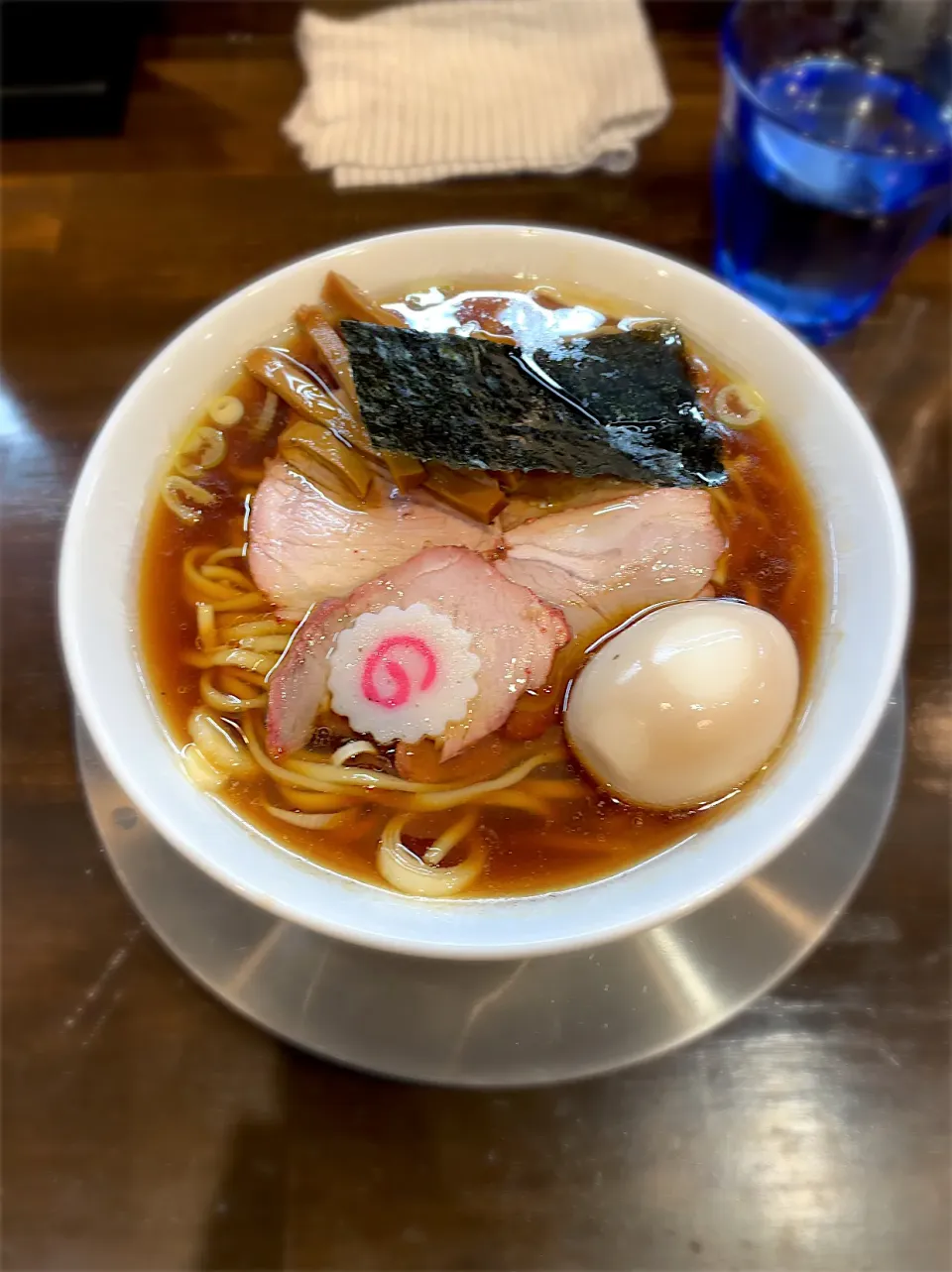 東京醤油ラーメン+味玉@自家製麺うるち|morimi32さん