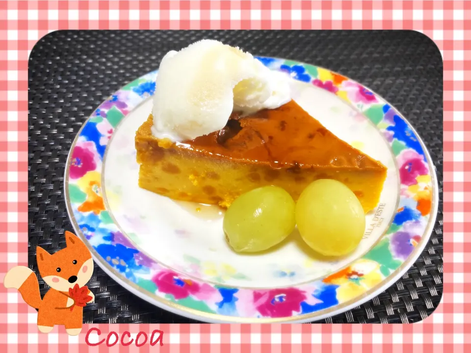 Snapdishの料理写真:ばろんさんの料理 今日のおやつ💗かぼちゃプリン🎃✨|cocoaさん