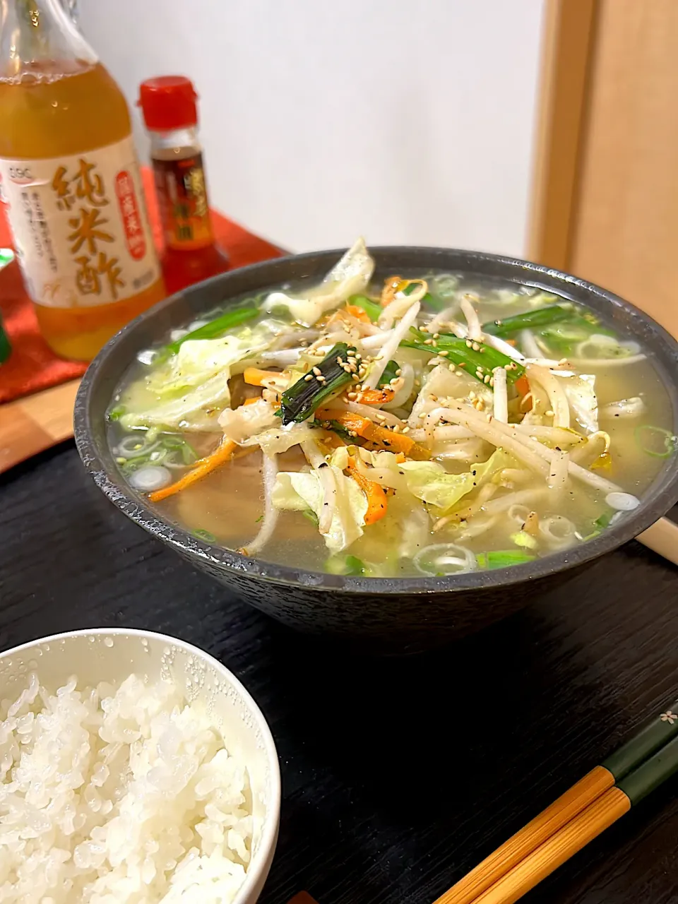 Snapdishの料理写真:サッポロ一番塩ラーメンアレンジタンメン|くろさん