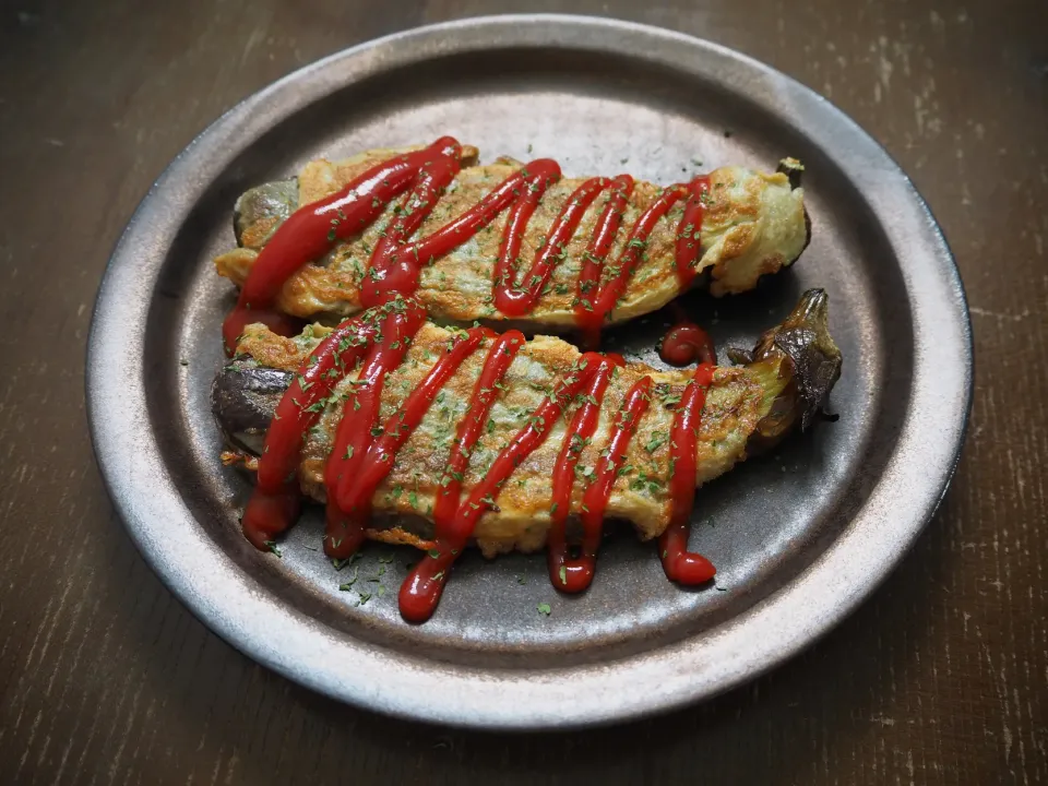 七海さんの料理 Tortang talong トルタンタロン🇵🇭焼き茄子のオムレツ（ピカタ）|seiko_funfoodさん