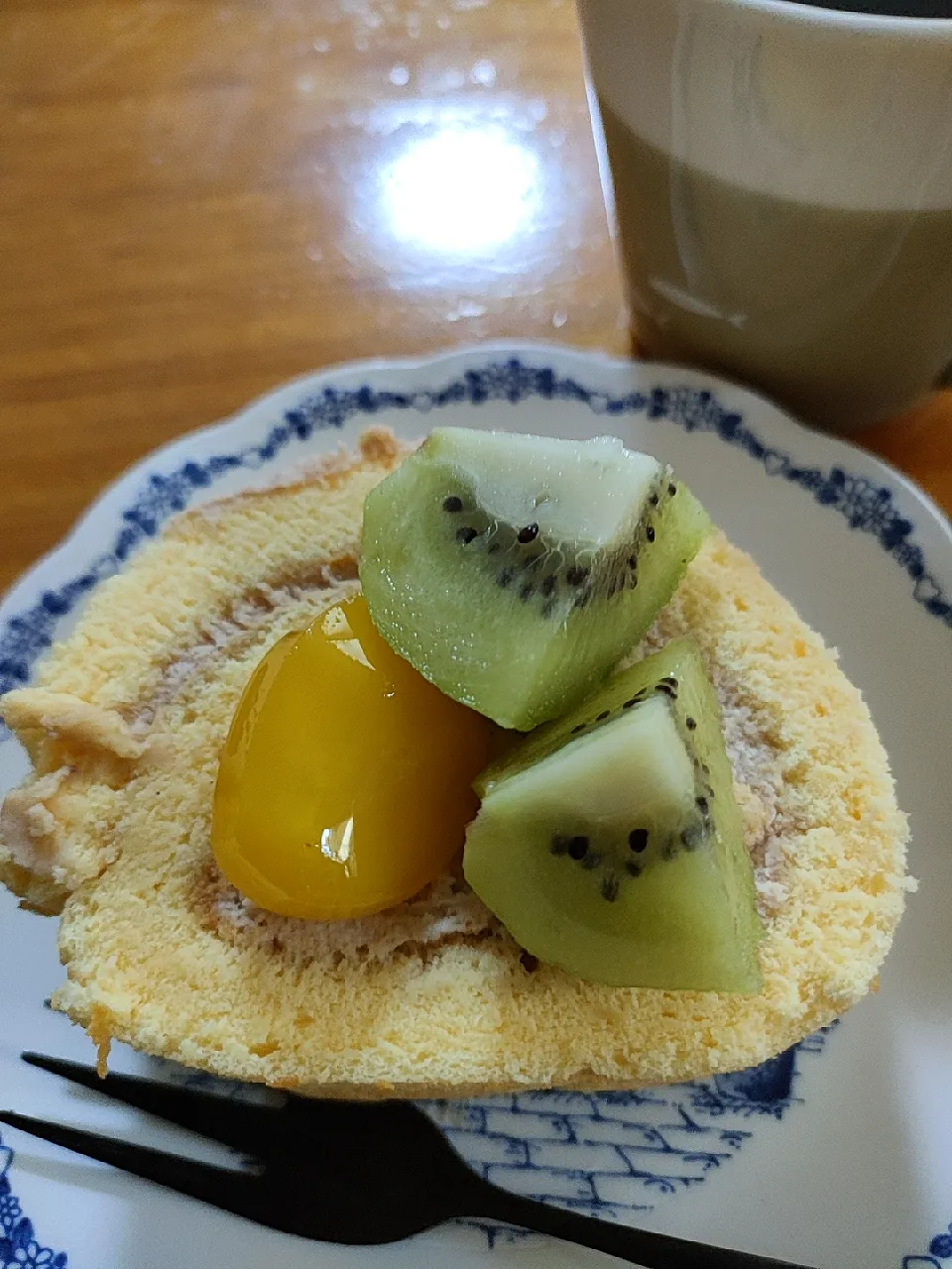 Snapdishの料理写真:栗のしふぉんロール|うさくまさん