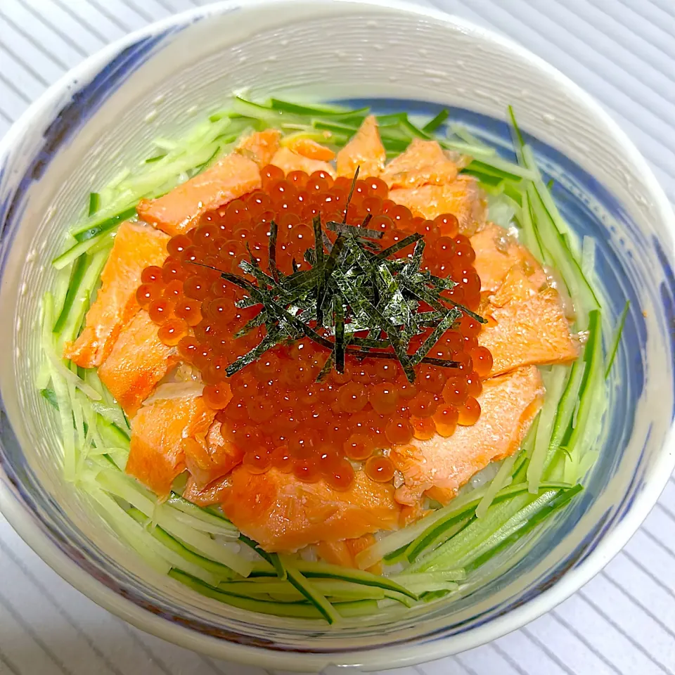 鮭の親子丼|まさとさん