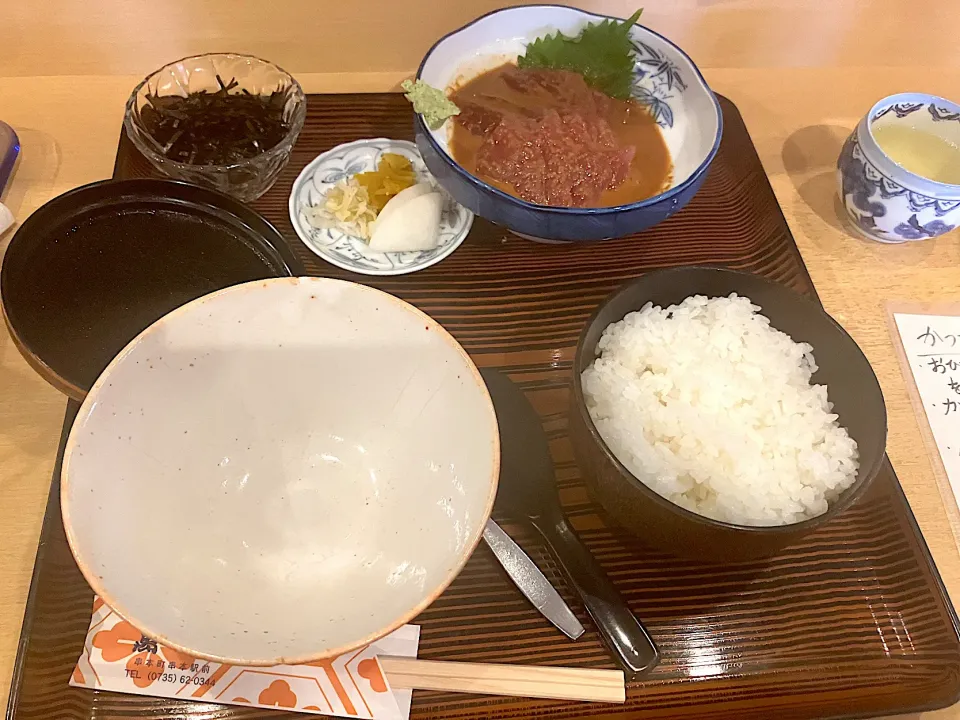 カツオ丼&お茶漬け|ちてこさん