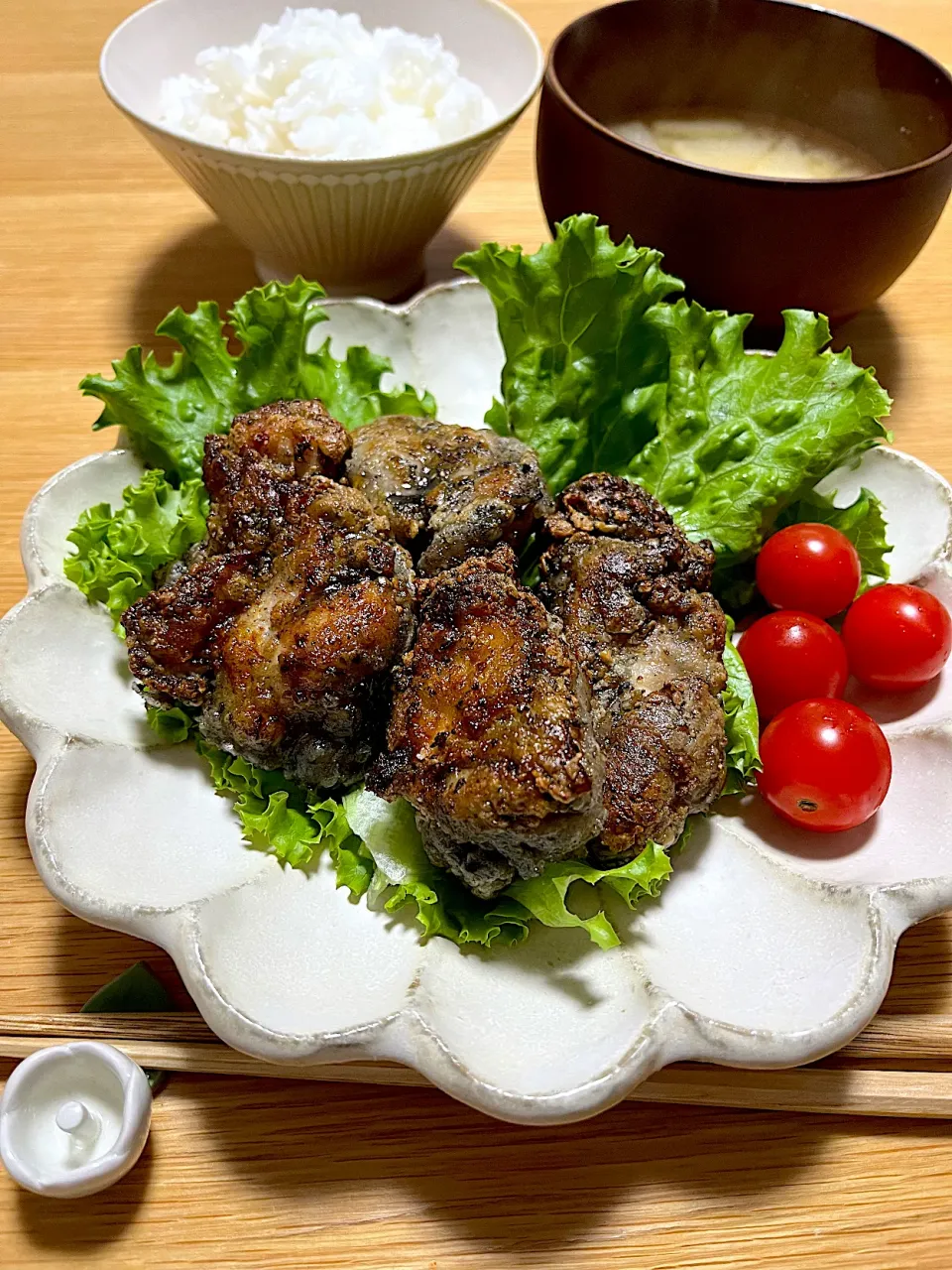 今日の夜ごはん~黒トリュフスパイス唐揚げ-|ゆかｕさん