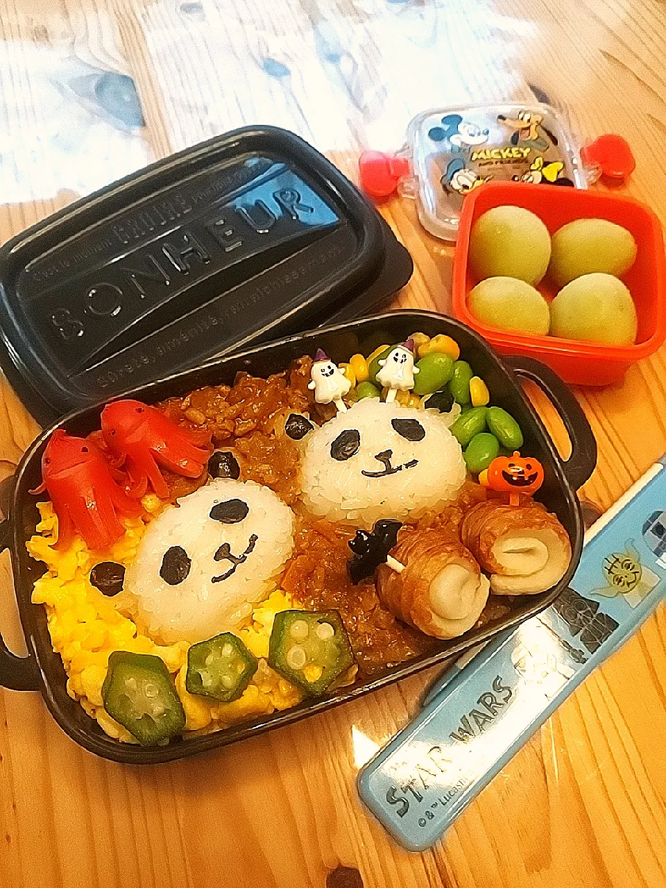 Snapdishの料理写真:2023.10.13 娘弁当🍱|あずきラテさん