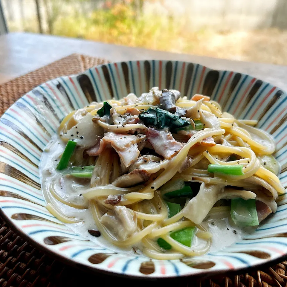 きのこクリームパスタ✴︎|あやみんさん