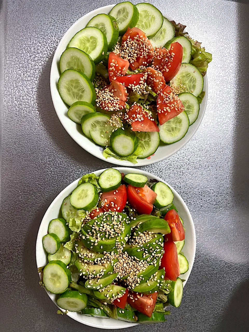 Snapdishの料理写真:簡単グリーンサラダ🥗|モモ&ハーブmama🐰🐹🐢🐠❤️さん