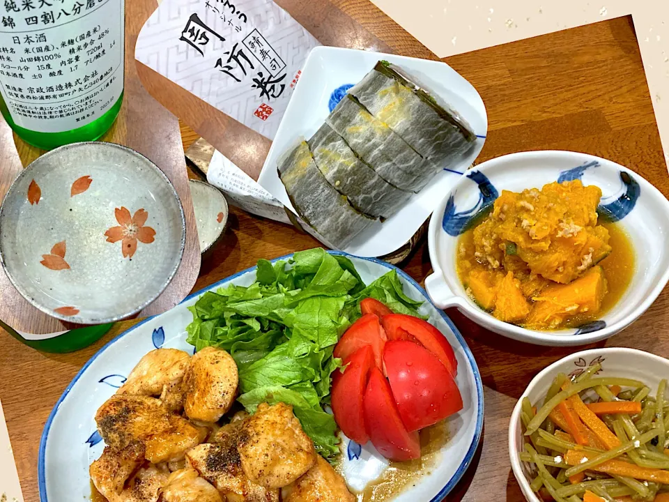 Snapdishの料理写真:夫 出張から帰宅　晩ご飯|sakuramochiさん