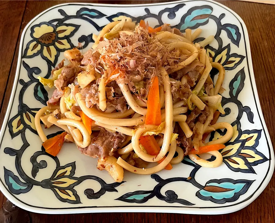 ブランチ♯焼うどん|小松菜さん