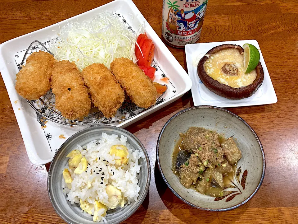 Snapdishの料理写真:出張土産で 晩ご飯|sakuramochiさん