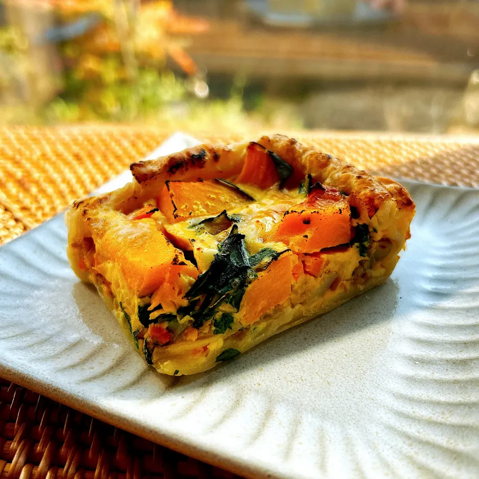 Snapdishの料理写真:お野菜のquiche✴︎|あやみんさん