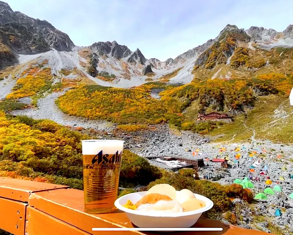 涸沢ヒュッテのおでんと生|西山 哲明さん