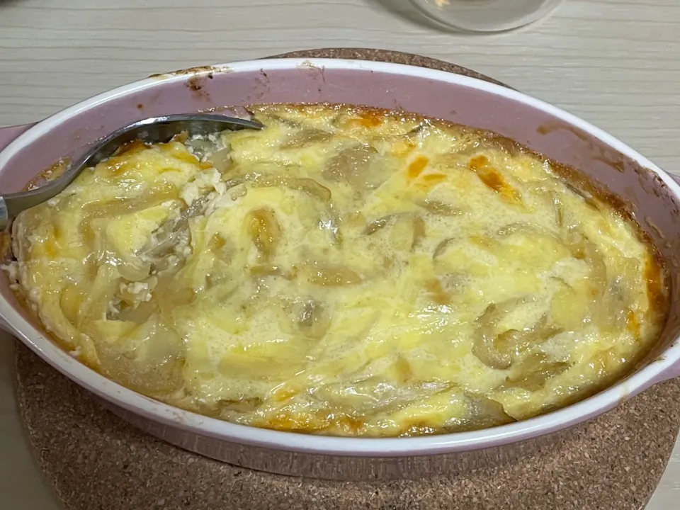 玉ねぎグラタン　10/15|料理日記さん