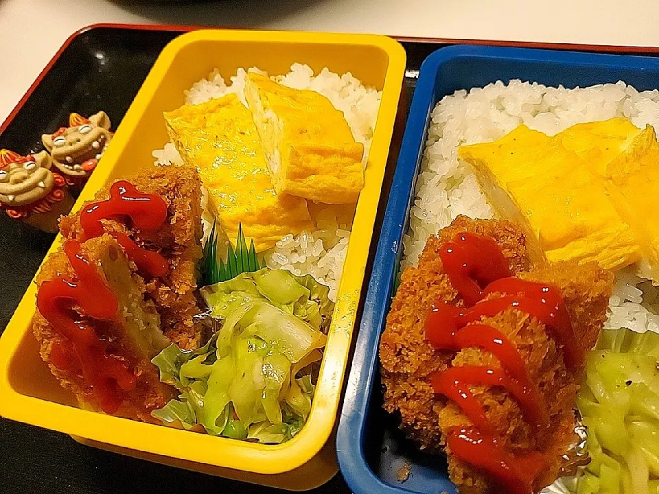 夫弁当､息子弁当|みどりさん