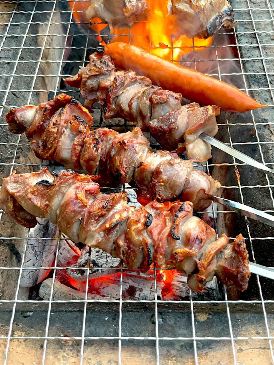 七輪で焼き鳥(おうちバーベキュー)BBQ|9421beruさん