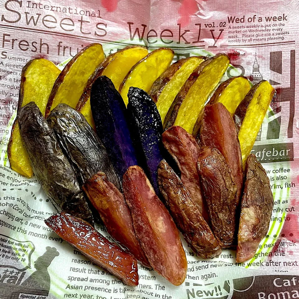 じゃがいも🥔3種で♪グリルドポテト|ひだまり農園さん