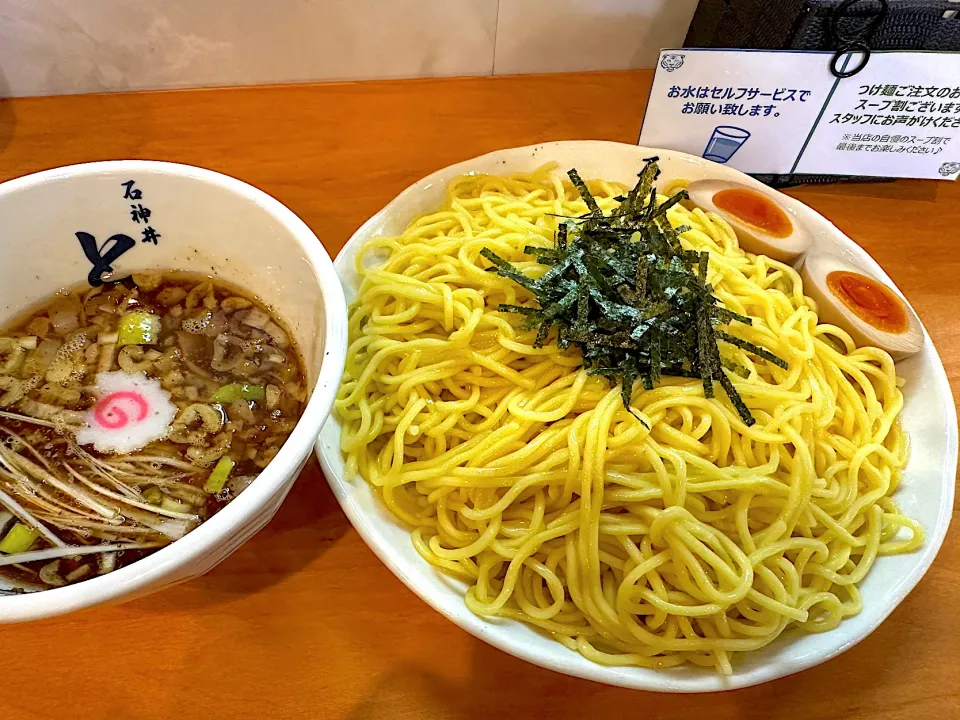 味玉つけ麺大盛り|マハロ菊池さん