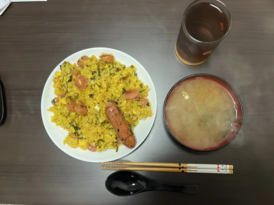 高菜チャーハン|ふぁんふぁーれさん