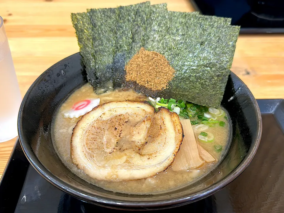 魚介豚骨ラーメン +海苔|スーケーさん