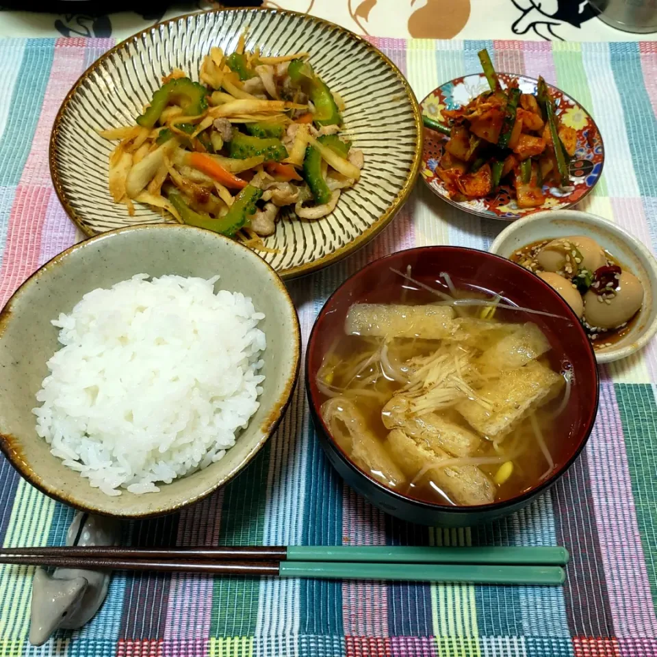 Snapdishの料理写真:ひとり暮らしの夜ご飯
新米になりました|keeijnsさん