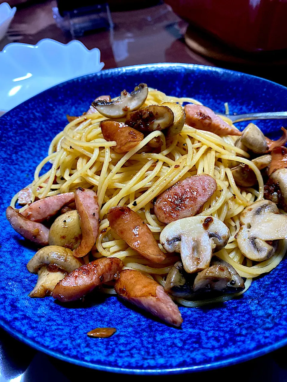 Sausage and Mushrooms Pasta|Laarni Nabongさん