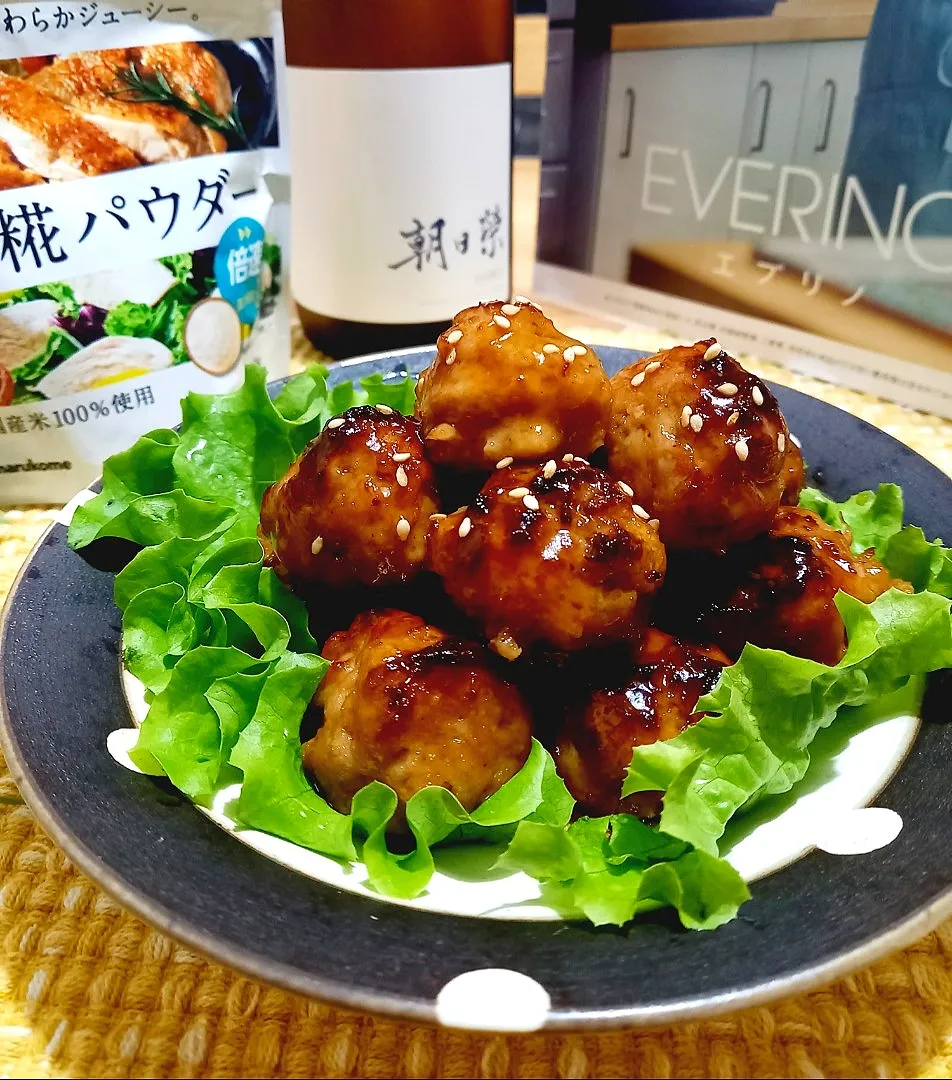 象印EVERINOで作る甘酢肉団子と
発酵パウダーでしっとり柔らかウマウマ😋|ナオミさん