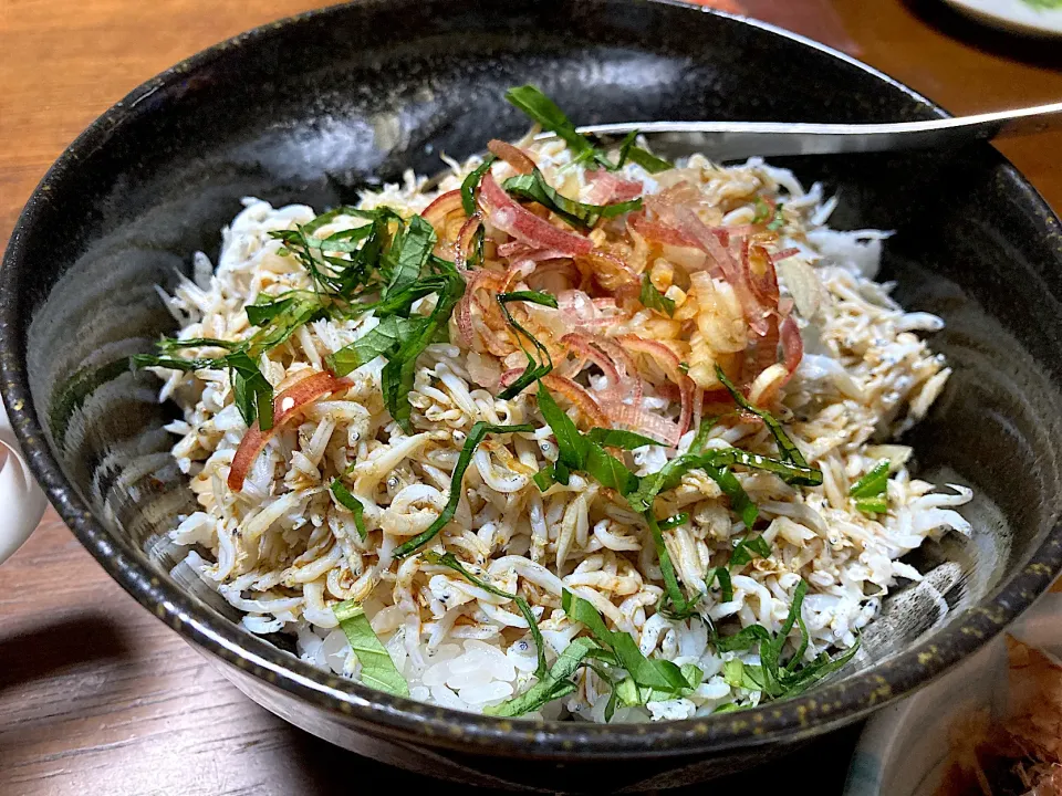 Snapdishの料理写真:しらす丼|はっちぃさん