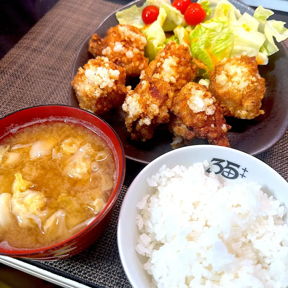 鶏肉の西京味噌漬け唐揚げ|海鼠さん