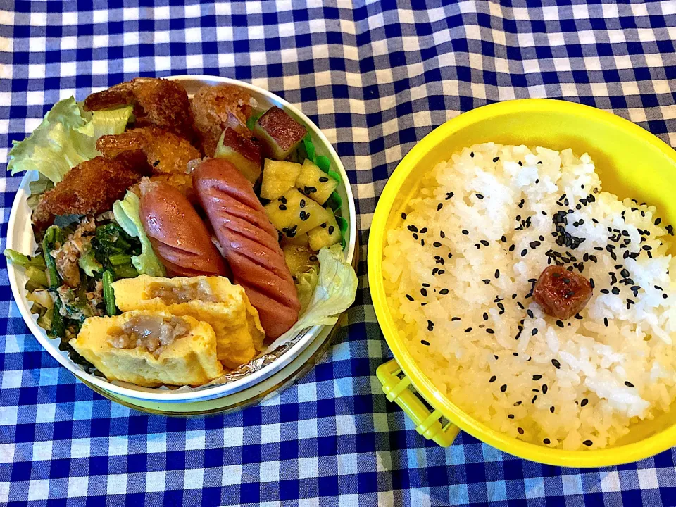 中学男子お弁当🍱|チーズさん