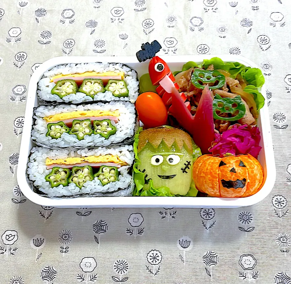 Snapdishの料理写真:おにぎらず弁当|akkiyさん