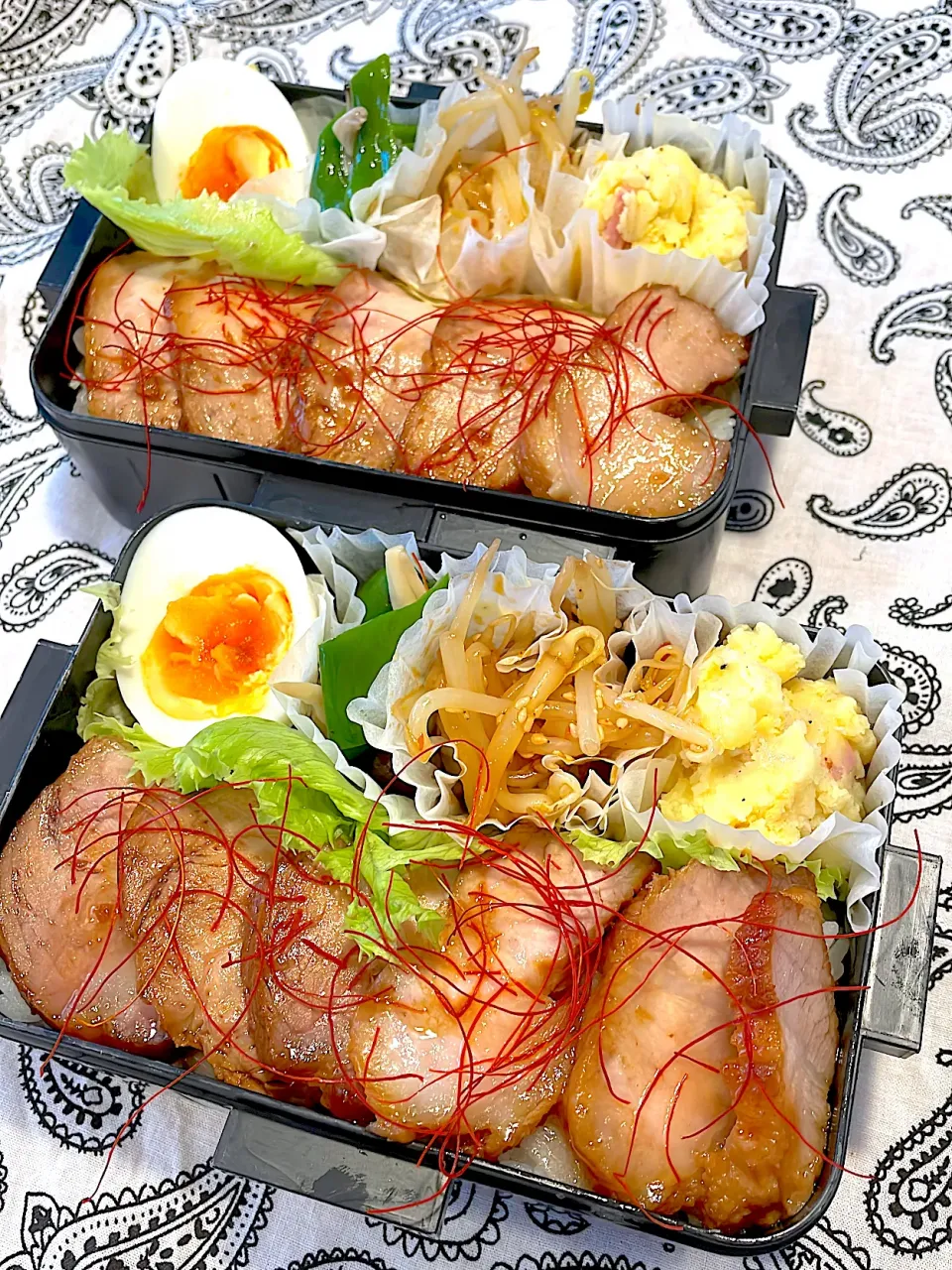 Snapdishの料理写真:チャーシュー丼弁当|hiro♪kouさん