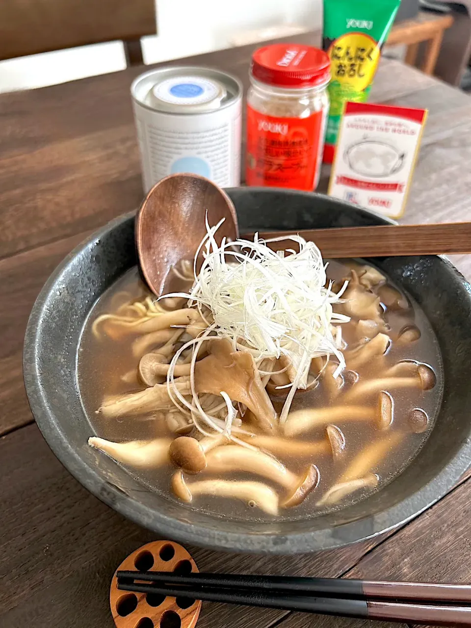 キノコたっぷりラーメン【おいしい世界ごはんパートナー】|ナガマンさん