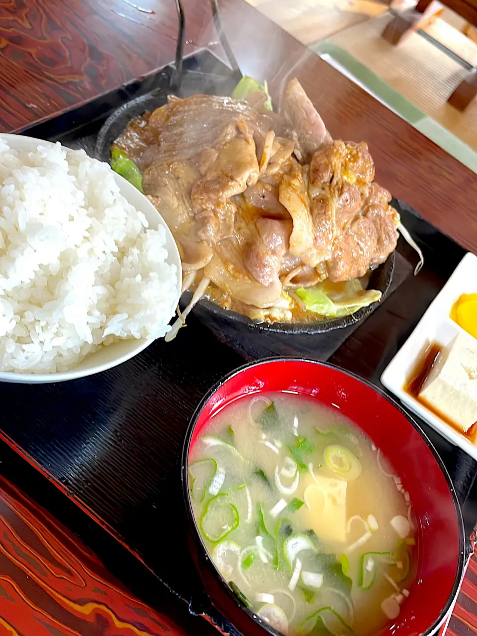 生姜焼き定食🤣|abekoさん