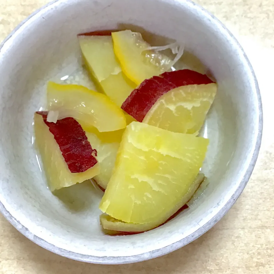 さつま芋のレモン煮|春の日さん