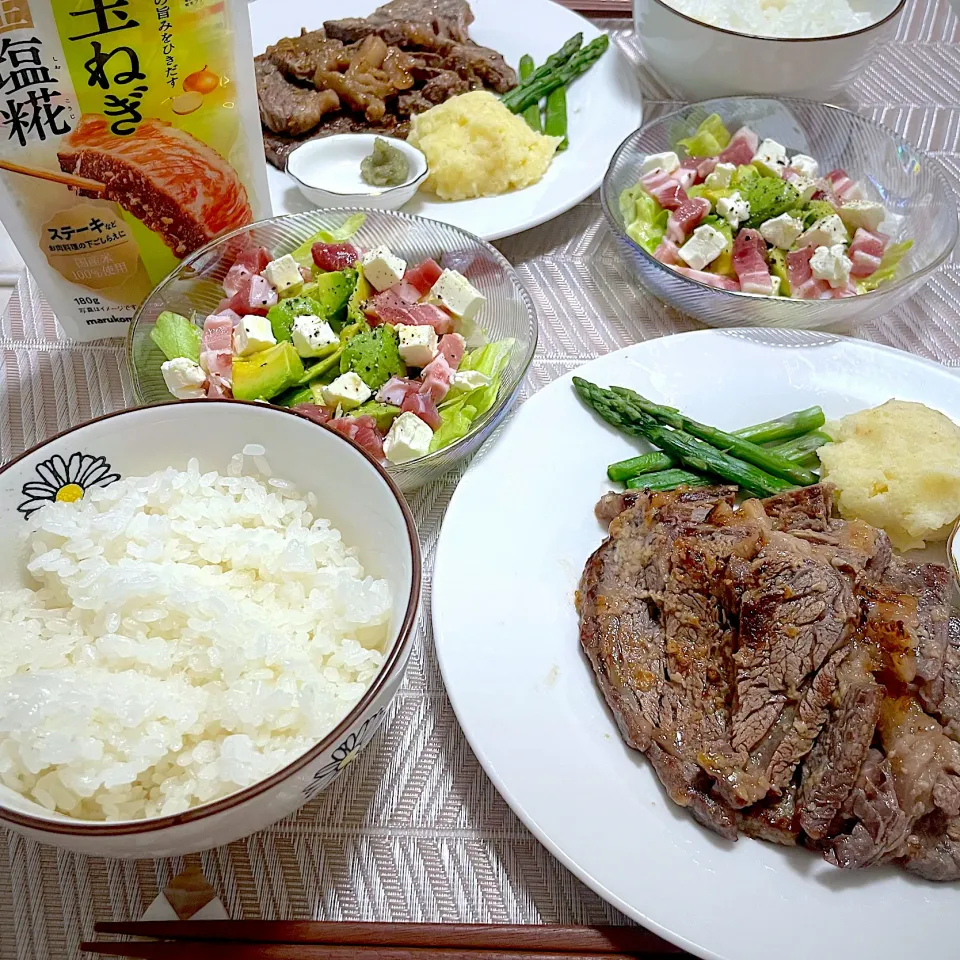 玉ねぎ生塩麹でステーキ🥩|こちちゃん💎🩷さん