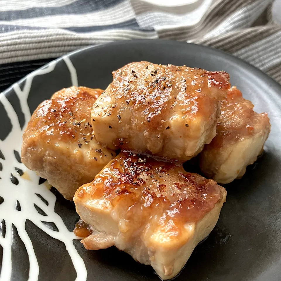 お豆腐の肉巻き🥓|ららさん