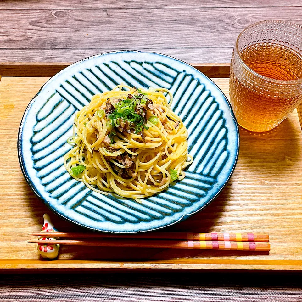 ツナと塩昆布のパスタ|naruさん