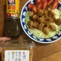 Snapdishの料理写真:豚肉の万能味ソース|kaakoさん