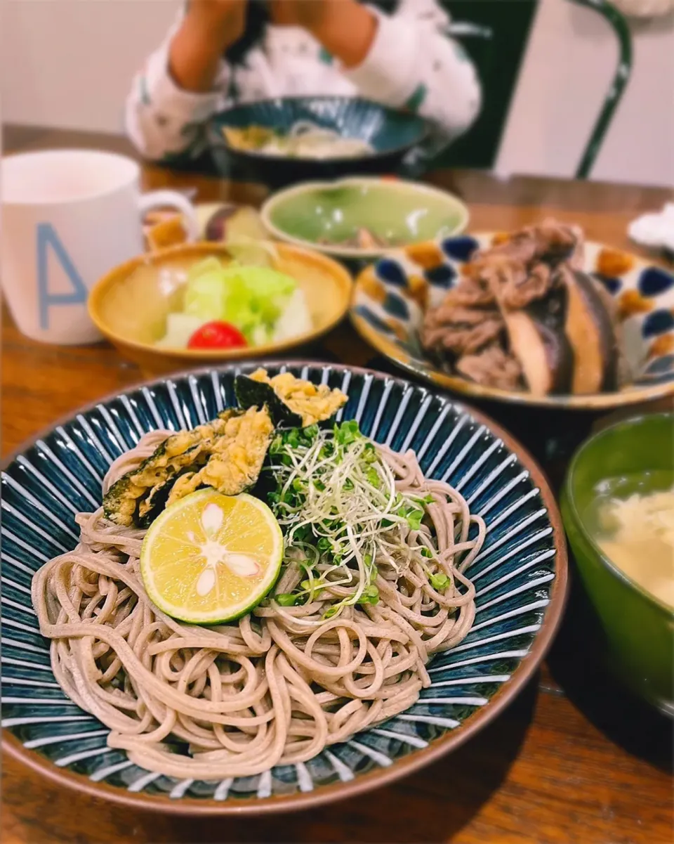 Snapdishの料理写真:のり天ぶっかけ蕎麦|ichikayaさん