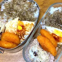 Snapdishの料理写真:エビ寄せフライ使用お弁当|ちいさん