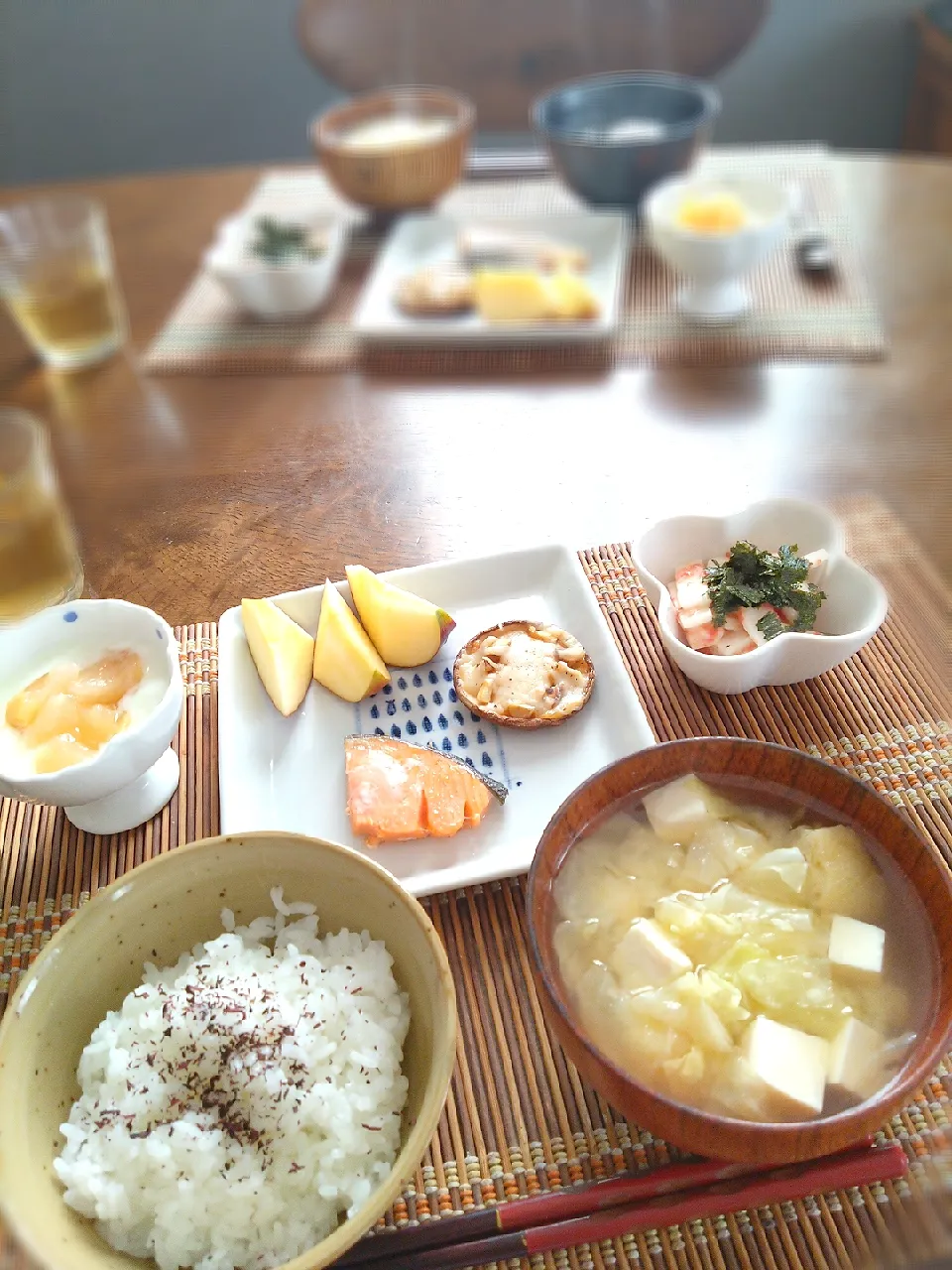 朝ごはん🌄！|まめころさん