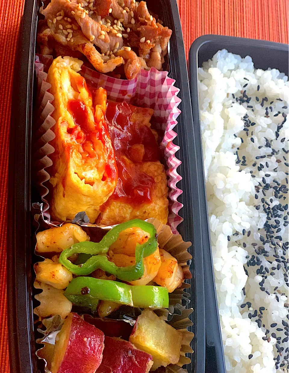 受験生の高タンパク質二段弁当✴︎|maricomさん