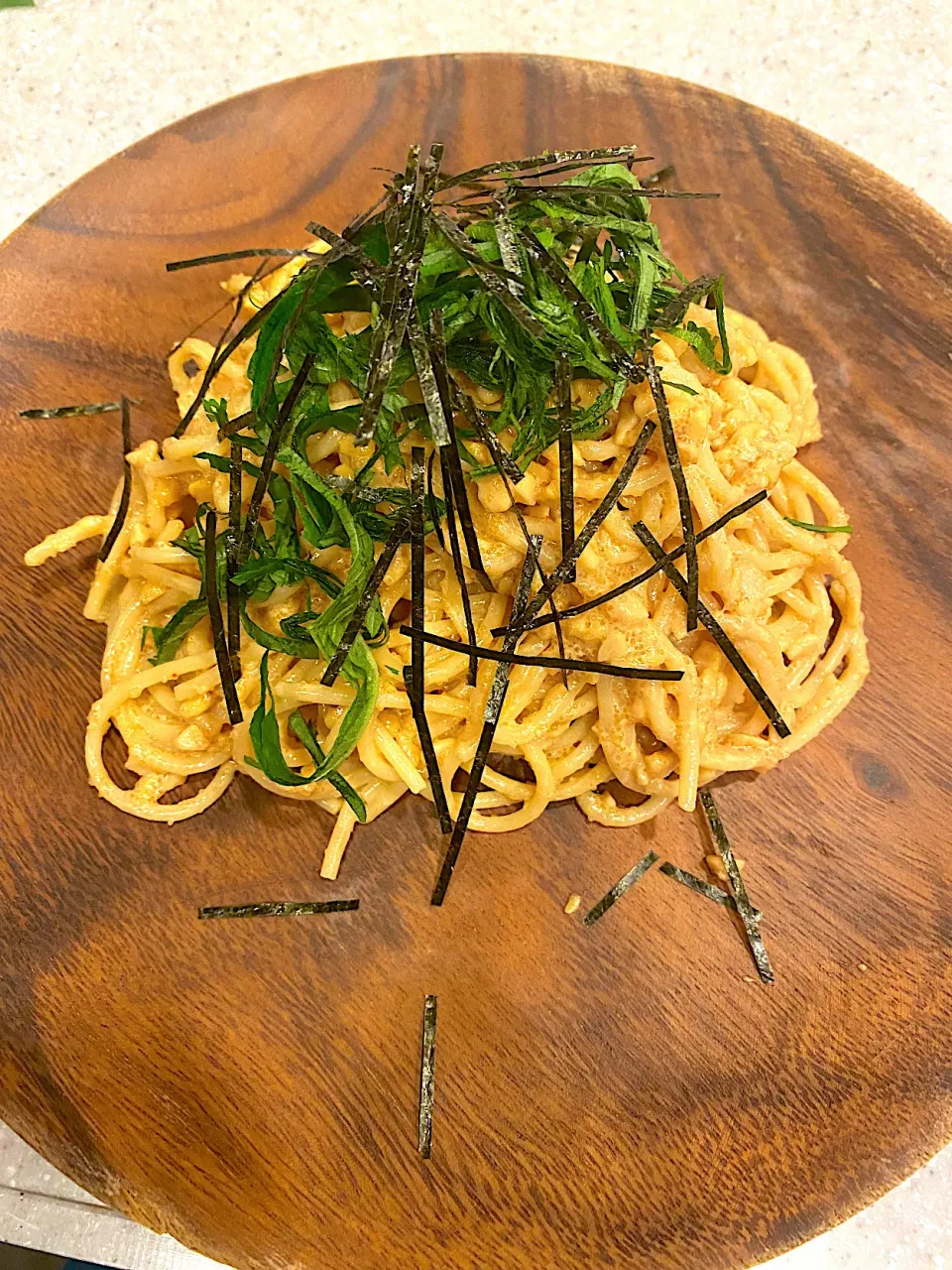 Snapdishの料理写真:納豆明太パスタ|ATSUMIさん