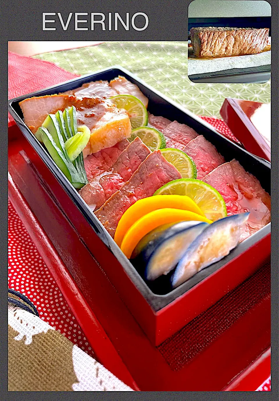 Snapdishの料理写真:お肉を楽しむお弁当|サミカさん